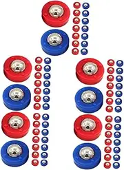 40 Pcs Children's Shuffleboard Balls Funny Rolling Beads Table Soccer Rollers Funny Rolling Ball Board Game Rolling Ball Shuffleboard Supplies Tabletop Game Accessories Ball Toys