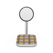 2-in-1 Charging Stand Crochet Granny Squares