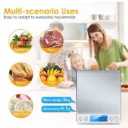 Kitchen Scale Portable 3000g x 0.1g Digital LCD Scale Jewelry Food Balance