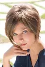 Auburn Brown Blonde Highlight Short Synthetic Pixie Cut Wigs for Women Daily Use