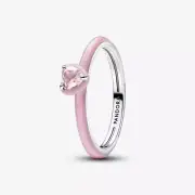*BRAND NEW* Pandora ME Pink Enamel and Pink Crystal Chakra Heart Ring 193088C02