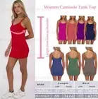 Womens Summer Vest Top Ladies Strappy Camisole Basic Plain Tank T-Shirts UK 8-26