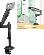 Sinlge Monitor Mount for 17 to 30 Inch Computer Screen, VESA 75x75mm/100x100mm, Monitor Desk Mount Holds Up to 19.8lbs