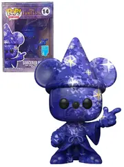 Funko POP! Art Series Disney Fantasia #14 Sorcerer Mickey Mouse (Blue) - With Hard POP! Protector - New, Mint Condition