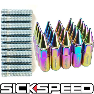 20 PC NEO CHROME LUG NUTS CONVERSION ADAPTER KIT 12X1.5 TO 12X1.5 FOR WHEELS (for: Volkswagen)