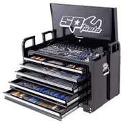 SP TOOLS 413 Piece 7 Drawer Off Road Series Tool Kit - Black SP50115X