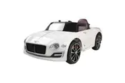 Bentley Kids Ride On Car Licensed Electric Toys 12V Battery Remote Cars White