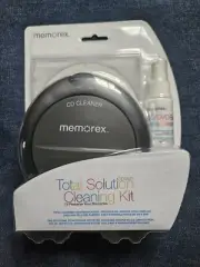 MEMOREX Total Solution Cleaning Kit CD/DVD/Blu-Ray Cleaner NIB