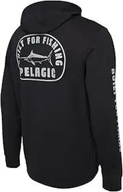 [PELAGIC] Marlin Stamp Pullover Fleece Hoodie