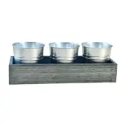 Rectangle Plant Container Desktop Ornament Planter Plant Pot Cup Craft