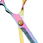 Colorful Hair Cut Scissors Professional Hair Cutting Hairdressing Scissor Fo ECA