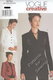 PATTERN Vogue Sewing Woman Jacket 3 Styles Size 6-10 NEW OOP