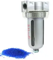 1/2" Compressed Air In Line Filter Desiccant Dryer Moisture Water Separator