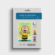 Card-Boxed-Care & Concern-Peanuts Assorted (Box Of 12)