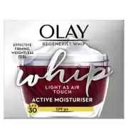 Olay Regenerist Whip Light Day Cream With SPF30 50ml NEW
