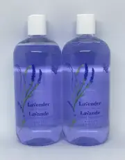 (2) Crabtree & Evelyn Lavender Bath & Shower Gel 16.9fl oz New Fast Ship