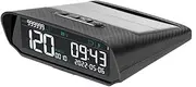 Car Wirel HUD Headup Display Solar GPS Digital ometer with Screen Over Alarm Total Mileage/Time/Altitude/Display