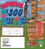 Pull Tab Ticket - Hard Card Tickets - Game- Rapunzel