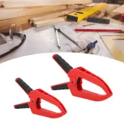 AC Spring Clamp With Long Flat Nose Plastic Fixing Clamp Woodworking Fixture Too