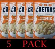 5x G.H. Cretors Handcrafted Small-Batch Popcorn FOUR CHEESE Mix 5 oz Bag 5 PACK