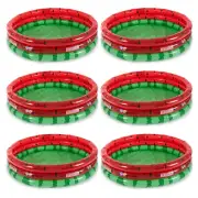 Intex 66 Inch Round Inflatable Kids Swimming and Wading Watermelon Pool (6 Pack)