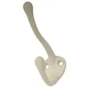 3" Almond Beige Coat Hat Hook, Hickory P27120-LAD, Bathroom Robe Towel Utility