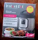 Instant Pot 6 Qt 7-in-1 Multi-Use Pressure Cooker NIB Steamer Slow Cooker Rice