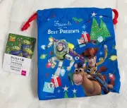 Daiso and Disney, Toy Story Blue Christmas Drawstring Mini Pouch or Bag