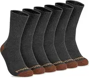 [Timberland] Mens Socks, Comfort Crew Socks, Arch Support, Padded Cushion, Moisture ControlSocks