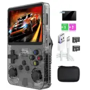 R36S Retro Handheld Game Console, 3.5 Inch Handheld Game Console, Mini Retro Vid