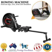 Finex Rowing Machine Rower Elastic Rope Resistance Exercise Home Gym Cardio Rail