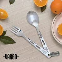 在飛比找momo購物網優惠-【Vargo】Titanium Spoon & Fork S