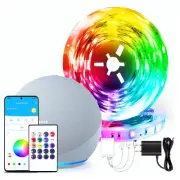 Smart WiFi Led Lights 130ft, Work with Alexa Google Assistant, APP Voice Remo...
