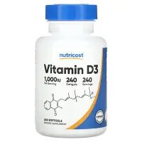 在飛比找iHerb優惠-[iHerb] Nutricost Vitamin D3, 