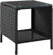 Gardeon Side Table Coffee Patio Outdoor Furniture Rattan Desk Indoor Garden