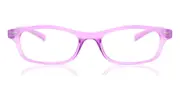 Rectangle Full Rim Plastic Men's Glasses Purple Size +1.00 - Lenses Included - Private Health Rebate - Blue Light Block Available - SmartBuy Readers