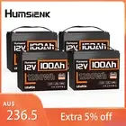 1/2/3/4 PACK 12V 100Ah LiFePO4 Battery Lithium Iron Solar Boat Marine Camping RV