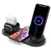 All In One Wireless Charger Stand Fast Charging Dock Induction Charger for Mobile Phone Android Apple