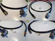RG58 PL259 UHF MALE SO239 FEMALE to SMA MALE or Female Coaxial RF Pigtail Cables