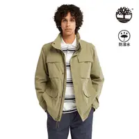 在飛比找momo購物網優惠-【Timberland】男款灰綠色防潑水野戰外套(A6R79