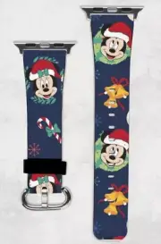 Mickey & Minnie Mouse Apple Watch Band 38/40/41 & 42/44/45 Christmas Disney