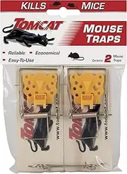 Tomcat Mouse Traps (Wooden), Inexpensive, Effective Way to Catch Mice in The Home, 2 Traps