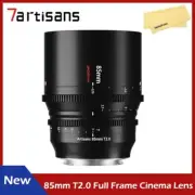 7Artisans 85mm T2.0 Full Frame Cinema Lens for Sony E Nikon Z Canon RF L-mount
