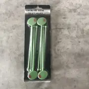 Vintage Olive Cocktail Stir Sticks Drinks Plastic Party Green Bar Kitsch Holiday