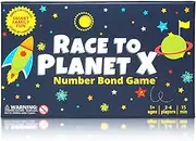 Race to Planet X: Number Bond Game - Math Games for Kindergarten, First Grade - Learn Addition Subtraction with a Super Fun Board Game