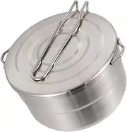 BRIGHTFUFU Camping Cook Pot Hiking Cookware Set Portable Outdoor Camping Kitchen 304 Stainless Steel Bento Pot