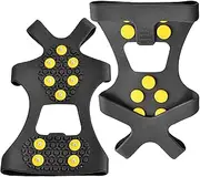 [Biniveil] Climbing Spikes for Shoes,Multipurpose Outdoor Ice Cleats | Portable Ice Claws, Snow Grips Cleats for Snow Shoveling, Climbing