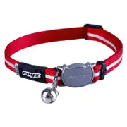 Rogz Alleycat Safeloc Cat Collar Red X-Small (8mm)