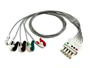 Spacelabs Compatible ECG Leadwire, 700-0006-08, 5 lead Grabber end, 0.9M