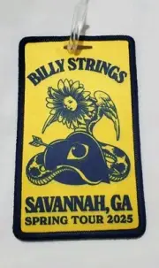 Billy Strings SAVANNAH, GA 2025 Luggage TAG